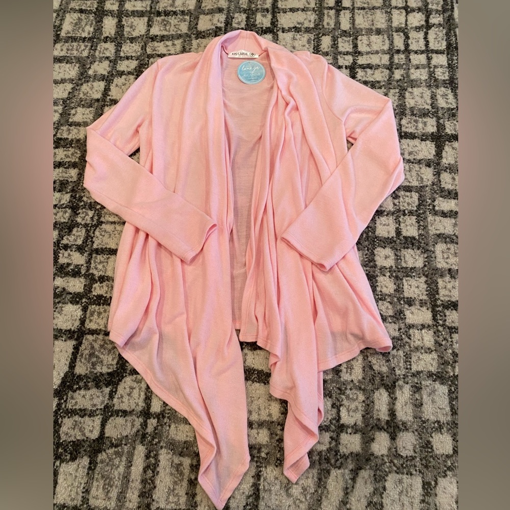 Kiki Larue loungewear cardigan, Sz M